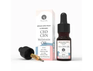 Flowrolls Olejek Konopny Broad Spectrum CBD 10% + CBN 5% + Melatonina